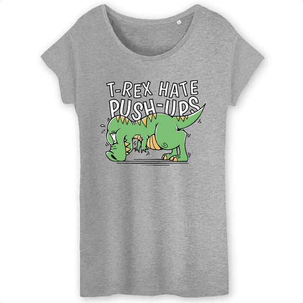 Papero T-SHIRT - BIO- TRex hate Push-Ups - Damen Neueste Mode