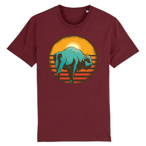Papero T-Shirt - BIO- vintage-sunset-bison - Herren Exklusive Angebote