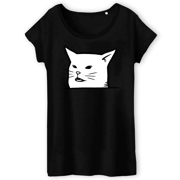 Papero T-SHIRT - BIO- White Cat - Damen Saisonale Angebote