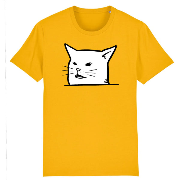 Papero T-SHIRT - BIO- White Cat - HERREN Räumungsverkauf