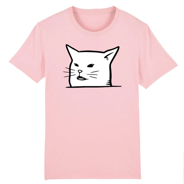 Papero T-SHIRT - BIO- White Cat - HERREN Räumungsverkauf