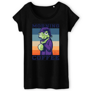 Papero T-SHIRT - BIO-Morning Coffee- Damen Kauf eins, bekomm eins gratis