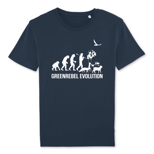 Papero T-Shirt- BIO - Greenrebel Evolution - Es ist Zeit für die grüne Rebellion- Herren Tägliche Deals