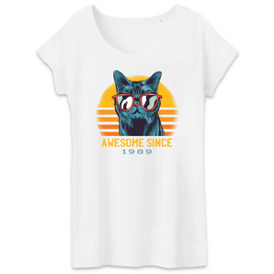 Papero T-Shirt- BIO- AWESOME SINCE 1989- Damen Riesige Ersparnisse