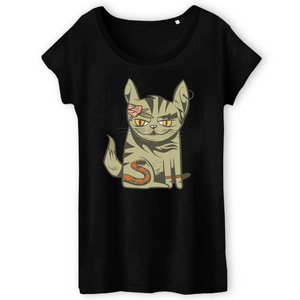 Papero T-Shirt- BIO- CAT SASSY- Damen Tiefpreis