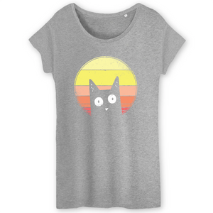 Papero T-Shirt- BIO- CAT VINTAGE- Damen Wochenangebot