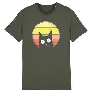 Papero T-Shirt- BIO- CAT VINTAGE- Herren Kostenlose Rückgabe