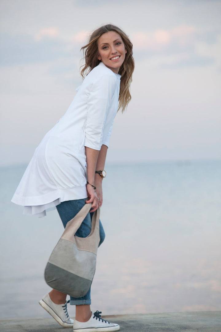 Philini Graue Beuteltasche - Semfira Bestseller