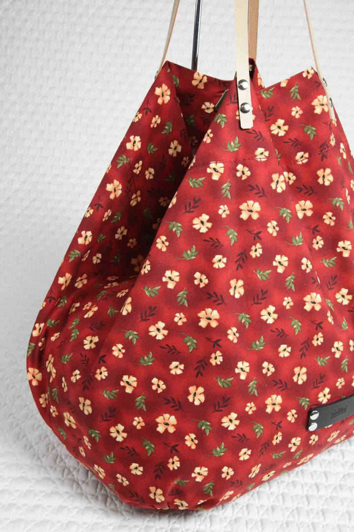 Philini Mini Flowers Shopper rot Auslauf
