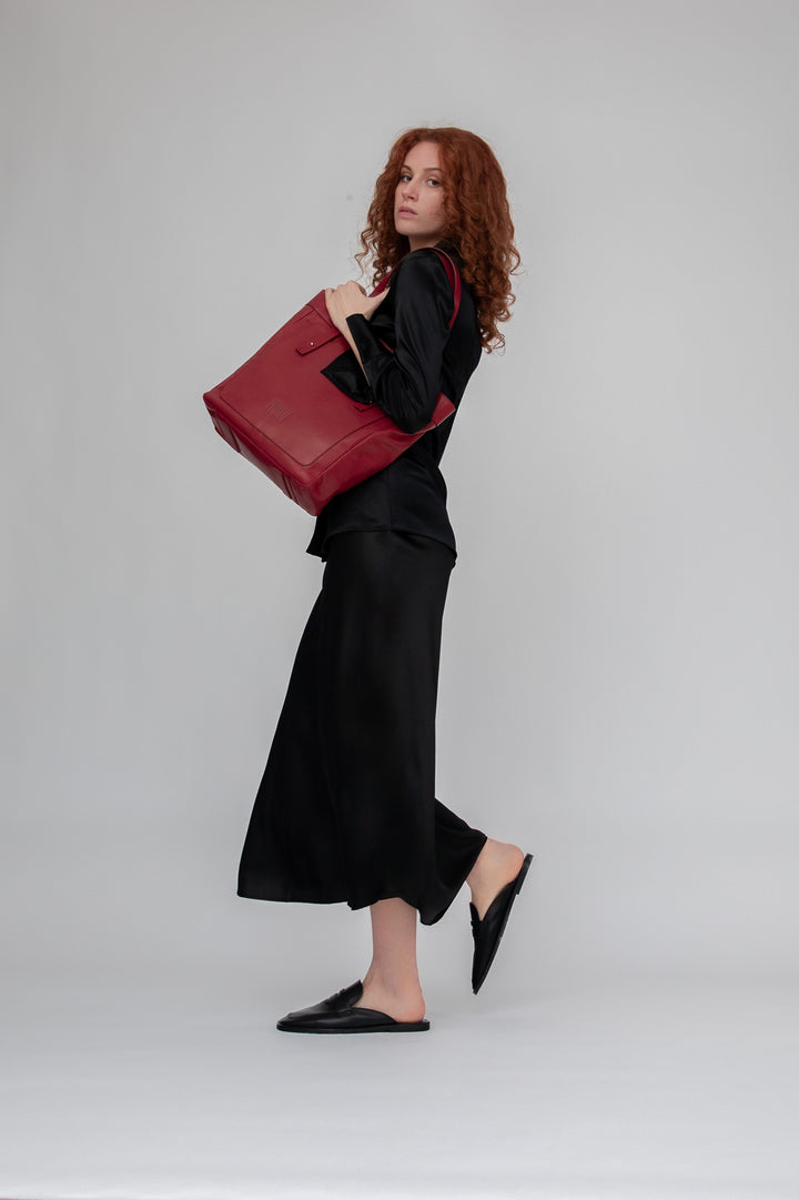 Philini Carry all Shopper in rot - Elena Fabrikverkauf