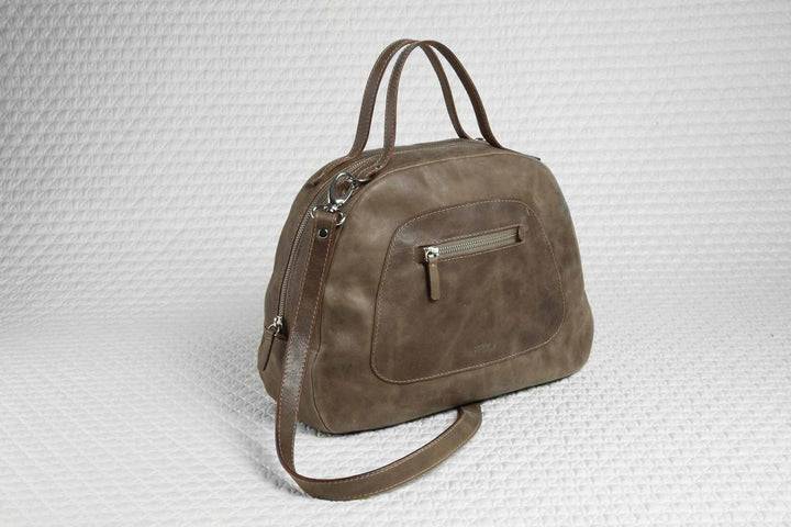 Philini Vintage-Handtasche in Cappuccino - Domi Versandkostenfrei