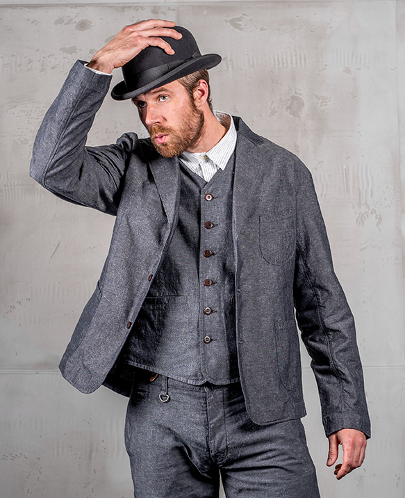 Pike Brothers 1927 Harvester Jacket smoke grey VIP-Rabatte