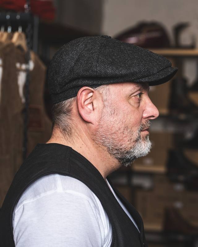 Pike Brothers 1928 Newsboy Cap Glasgow grey Kostenlose Rückgabe