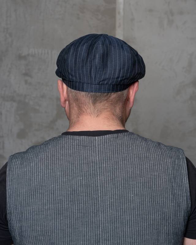 Pike Brothers 1928 Newsboy Cap Chicago blue Zeitbegrenzte Promotion