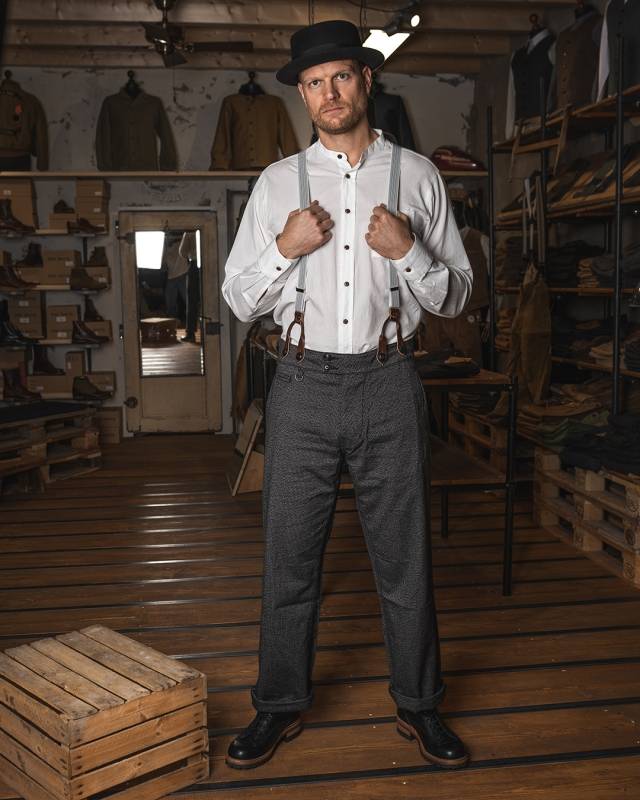 Pike Brothers 1905 Hauler Pant French asphalt Bis zu 60% Rabatt