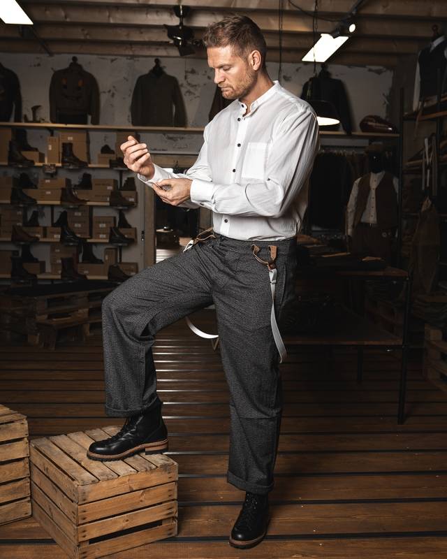 Pike Brothers 1905 Hauler Pant French asphalt Bis zu 60% Rabatt