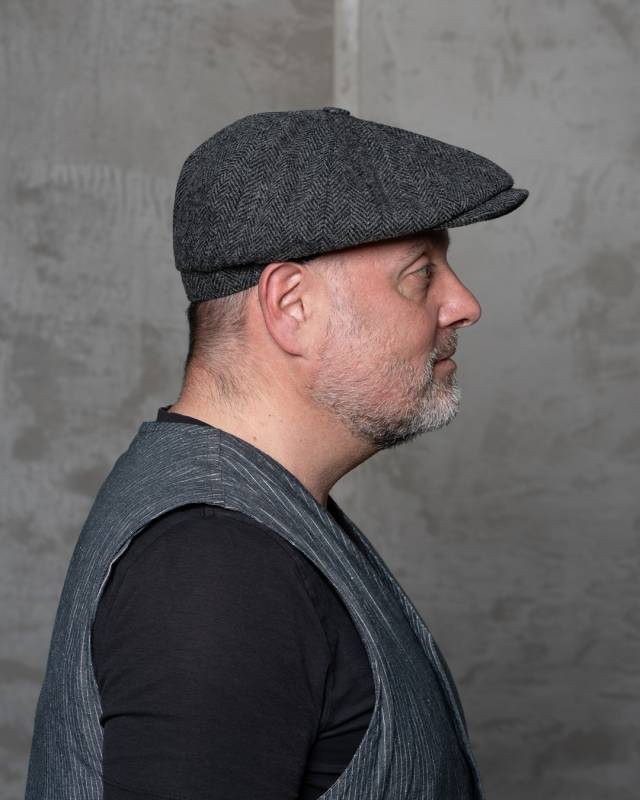 Pike Brothers 1928 Newsboy Cap Dundee grey Super Rabatt