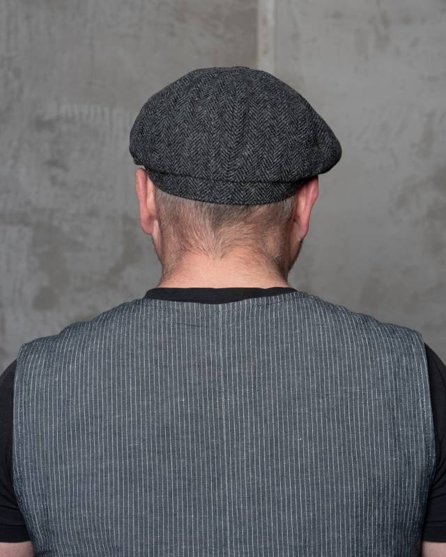 Pike Brothers 1928 Newsboy Cap Dundee grey Super Rabatt