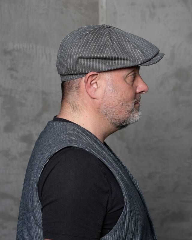 Pike Brothers 1928 Newsboy Cap grey wabash Auslauf