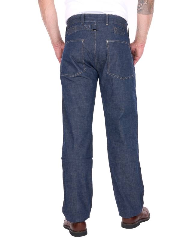 Pike Brothers 1940 Army Denim Trousers indigo Fabrikverkauf