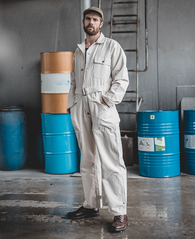 Pike Brothers 1938 Mechanic Coverall off white Muttertagsangebot