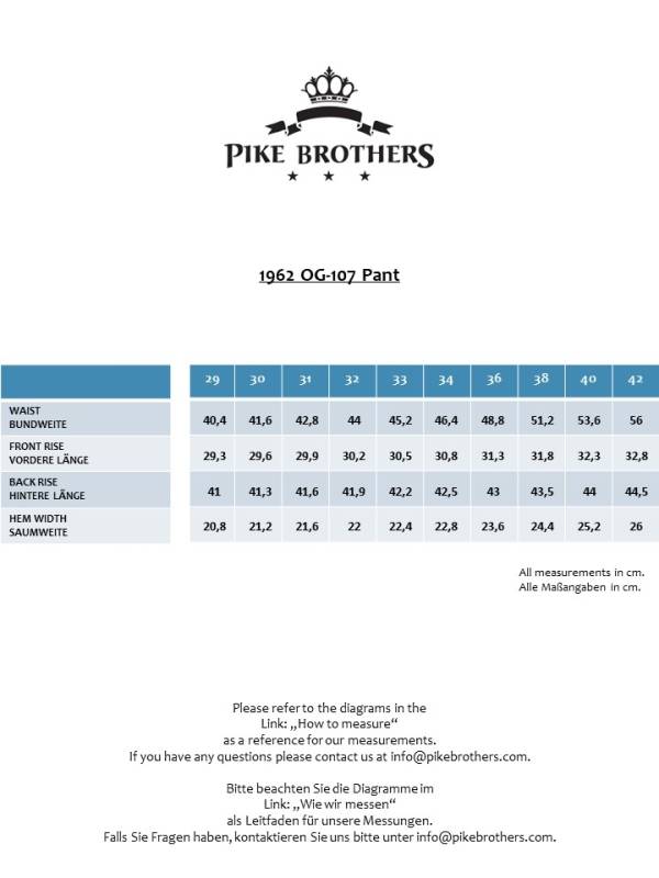 Pike Brothers 1962 OG-107 Short olive Zeitlich begrenztes Angebot