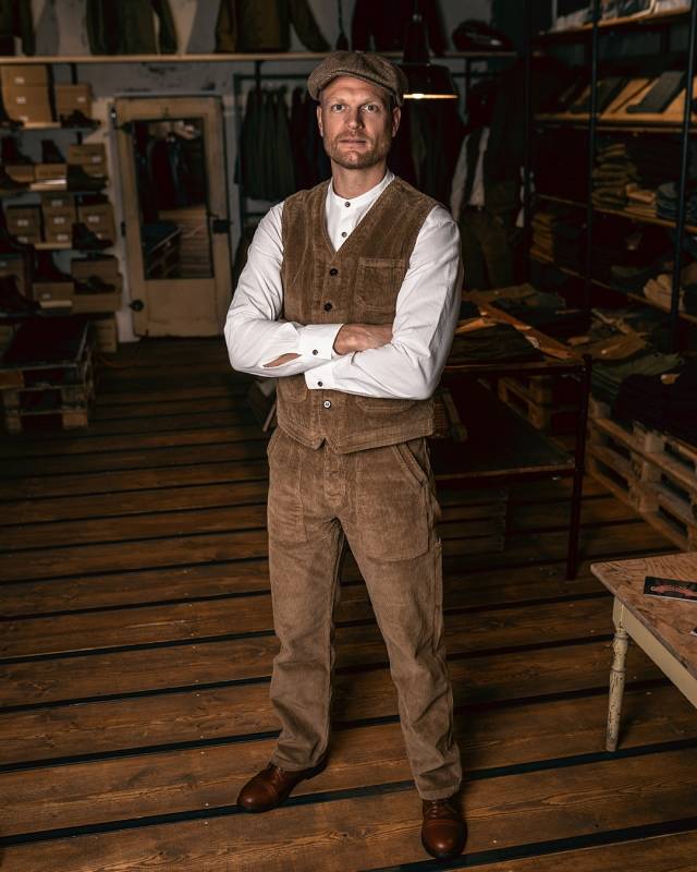 Pike Brothers 1967 Utility Trousers light brass cord Blitzverkäufe
