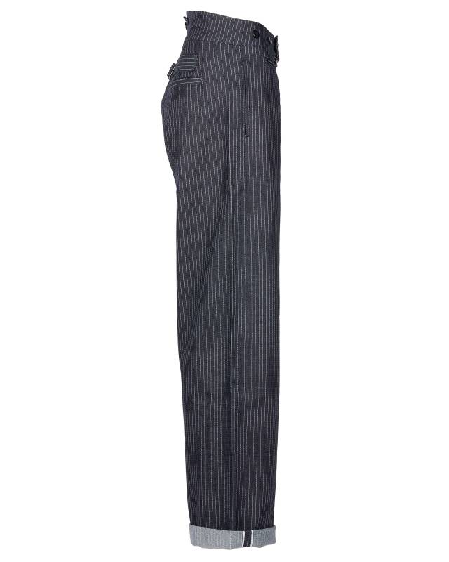 Pike Brothers 1905 Hauler Pant blue wabash Limitierter Zeitrabatt