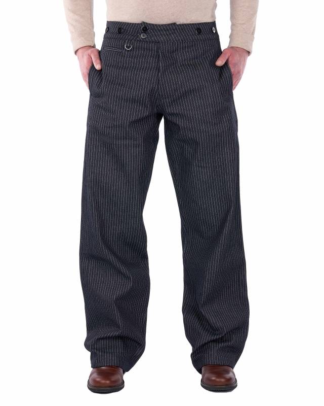 Pike Brothers 1905 Hauler Pant blue wabash Limitierter Zeitrabatt