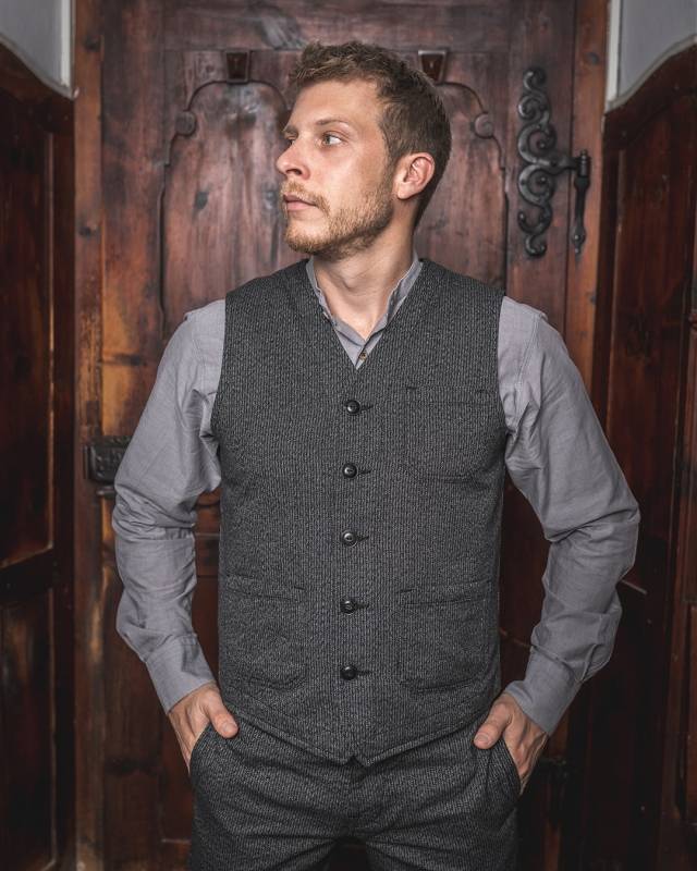Pike Brothers 1937 Roamer Vest French asphalt Weihnachtsangebot