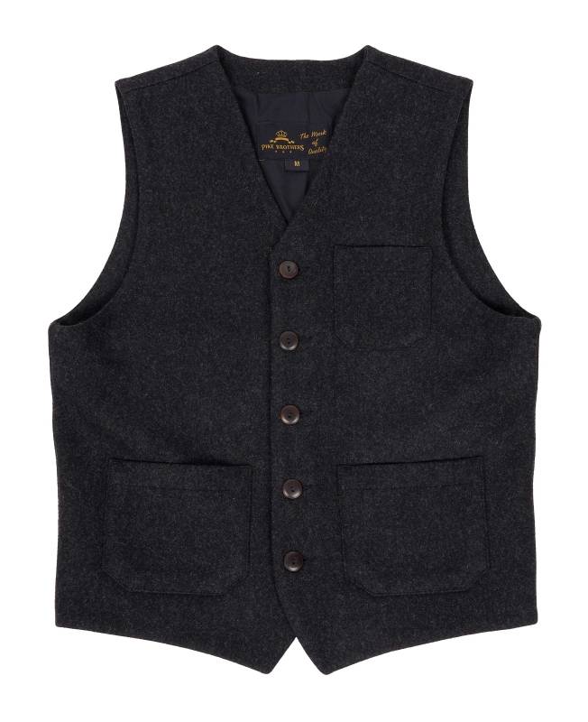 Pike Brothers 1937 Roamer Vest Beaver black Valentinstagsangebot
