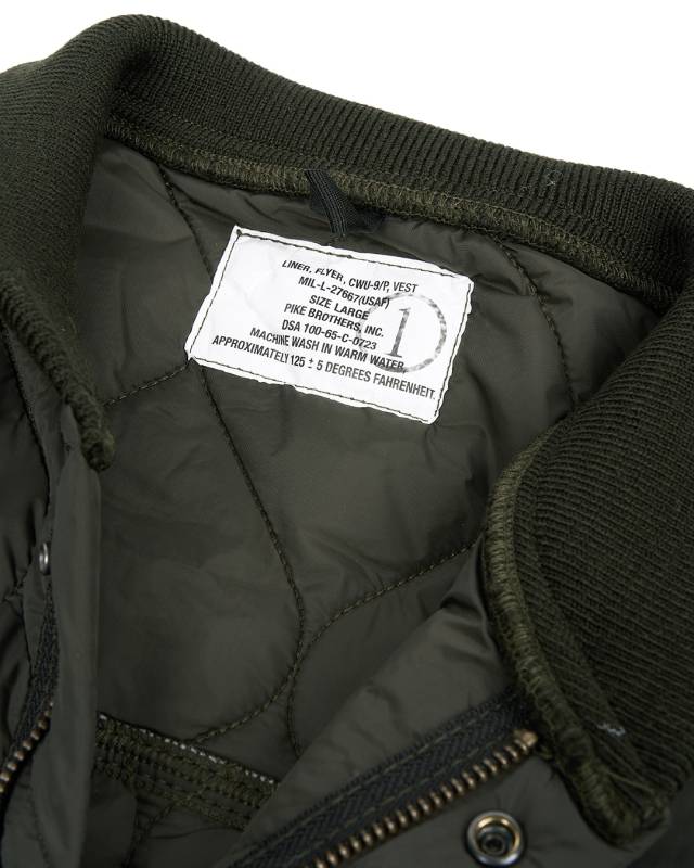 Pike Brothers 1965 CWU Vest olive drab Sonderangebote