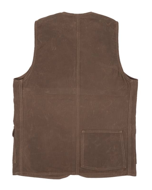 Pike Brothers 1928 Hunting Vest waxed sand Begrenzte Freigabe