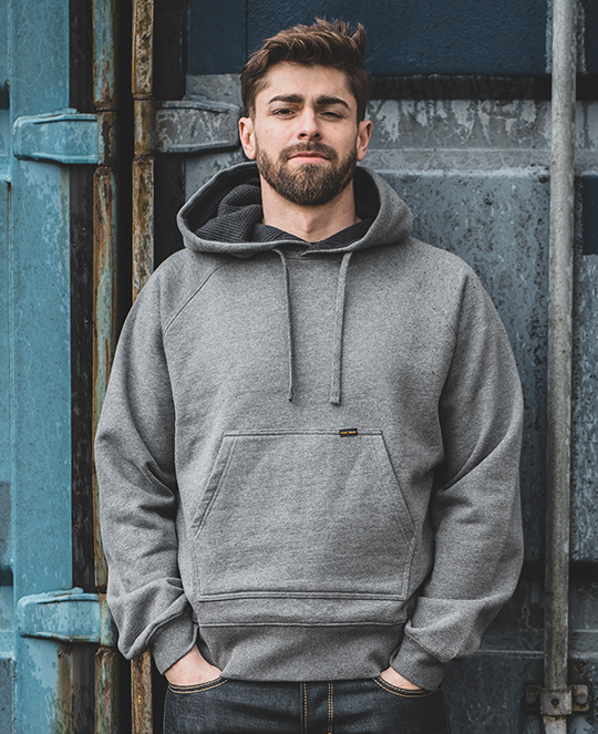 Pike Brothers 1965 PT Hoody grey melange Bis zu 50% Rabatt