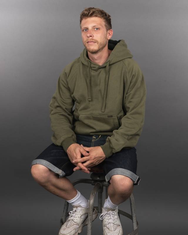 Pike Brothers 1965 PT Hoody olive Nur für heute