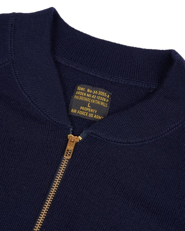 Pike Brothers 1943 C2 Sweater navy 50% Rabatt mit kostenlosem Versand
