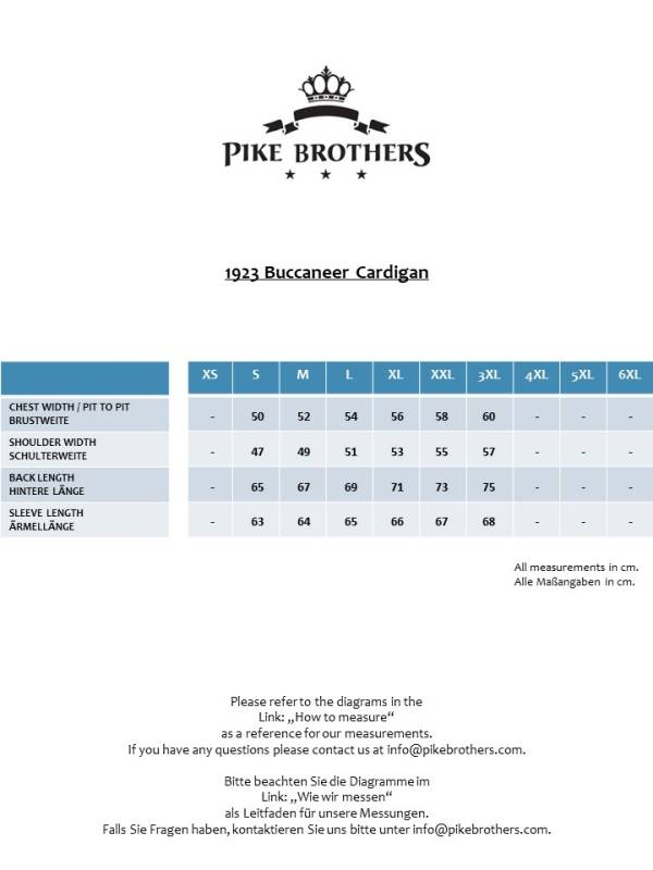 Pike Brothers 1923 Buccaneer Cardigan brown melange Begrenzt auf 3 Tage