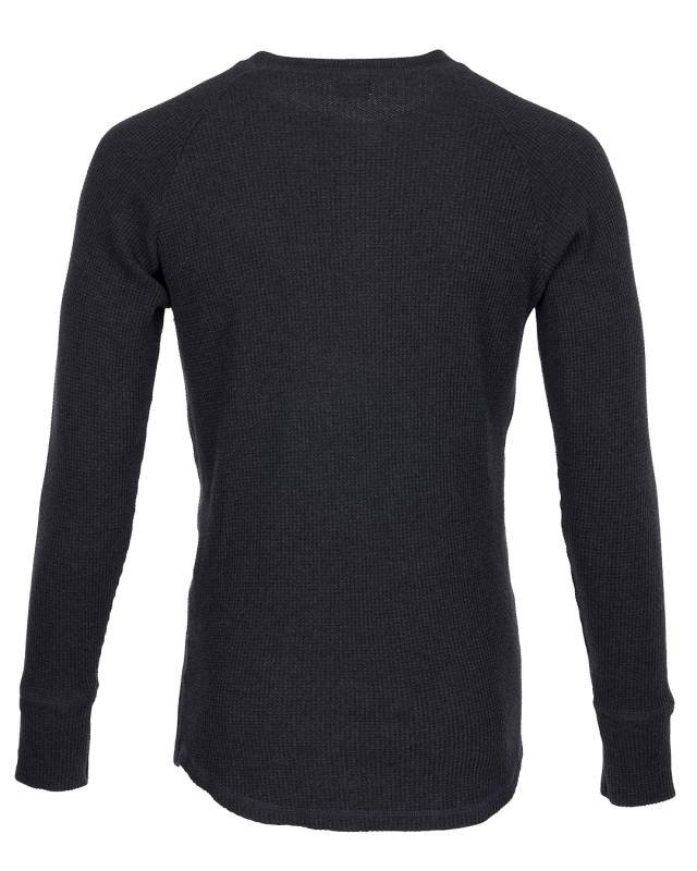 Pike Brothers 1936 Waffle Shirt iron grey Black Friday Preise