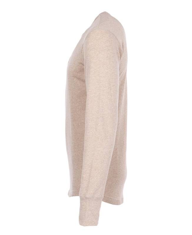 Pike Brothers 1927 Henley Shirt Long Sleeve oatmeal Rabatte dieses Monats