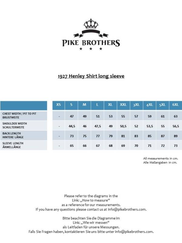 Pike Brothers 1927 Henley Shirt long sleeve Mojave green Saisonschlussverkauf