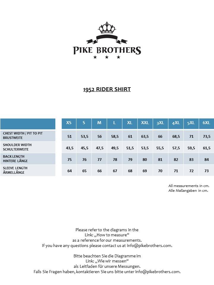 Pike Brothers 1952 Rider Shirt Denim faded Große Rabatte