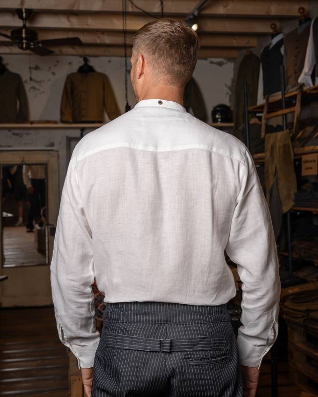 Pike Brothers 1923 Buccanoy Shirt linen ecru Räumungsverkauf