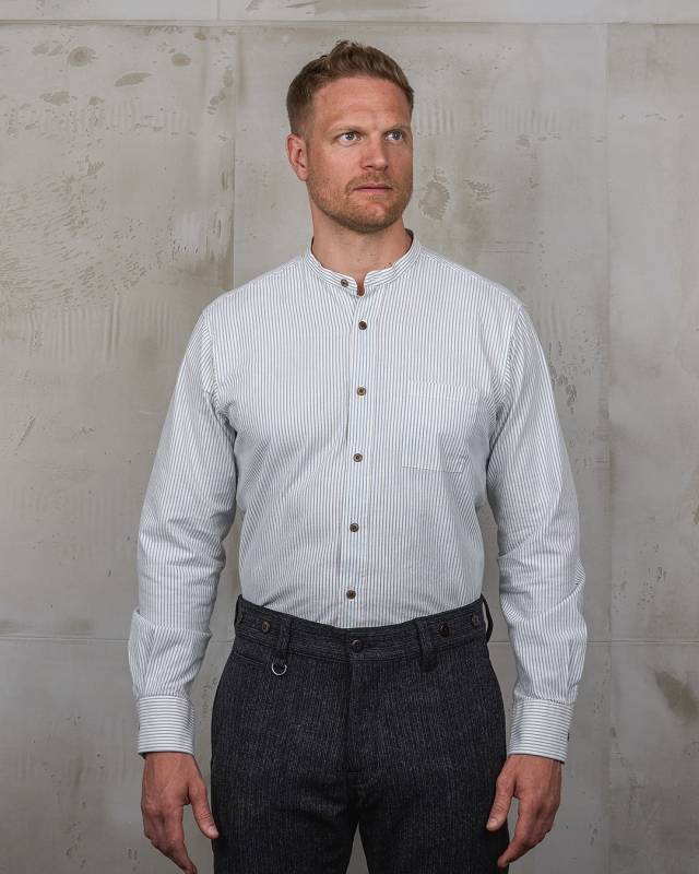 Pike Brothers 1923 Buccanoy Shirt Beaumont white Nur für heute