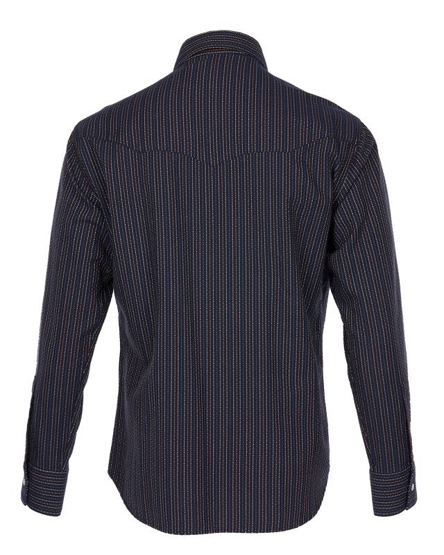 Pike Brothers 1963 Saw Tooth Shirt Navajo blue Vierteljährliche Förderung