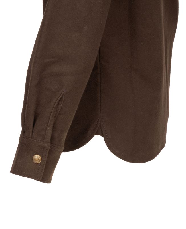 Pike Brothers 1943 CPO Shirt Moleskin soil brown Fabrikladen