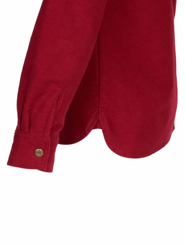 Pike Brothers 1943 CPO Shirt Moleskin dark red 50% Rabatt für begrenzte Zeit