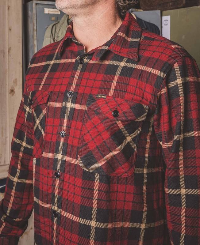 Pike Brothers 1943 CPO Shirt Halifax red Outlet