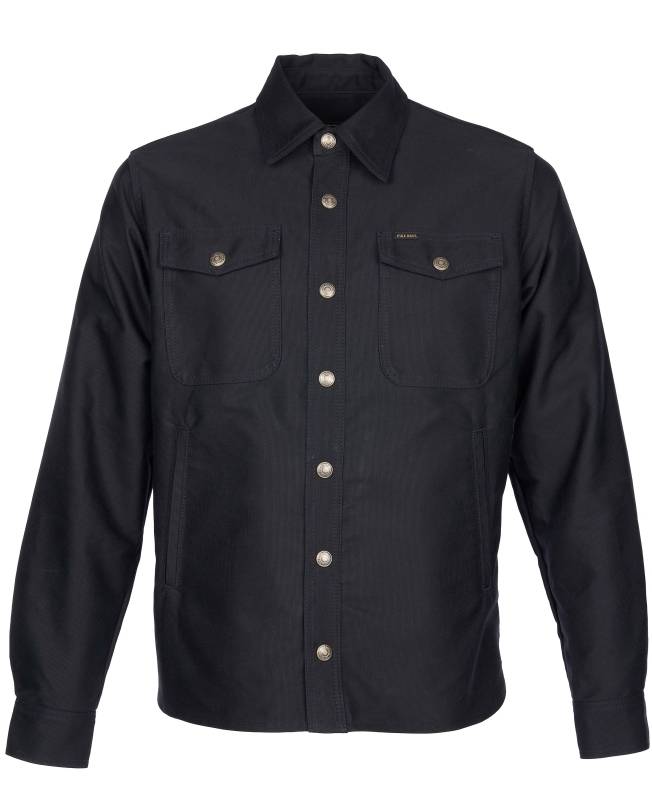 Pike Brothers 1967 CPO Shirt waxed navy Kostenloser Versand