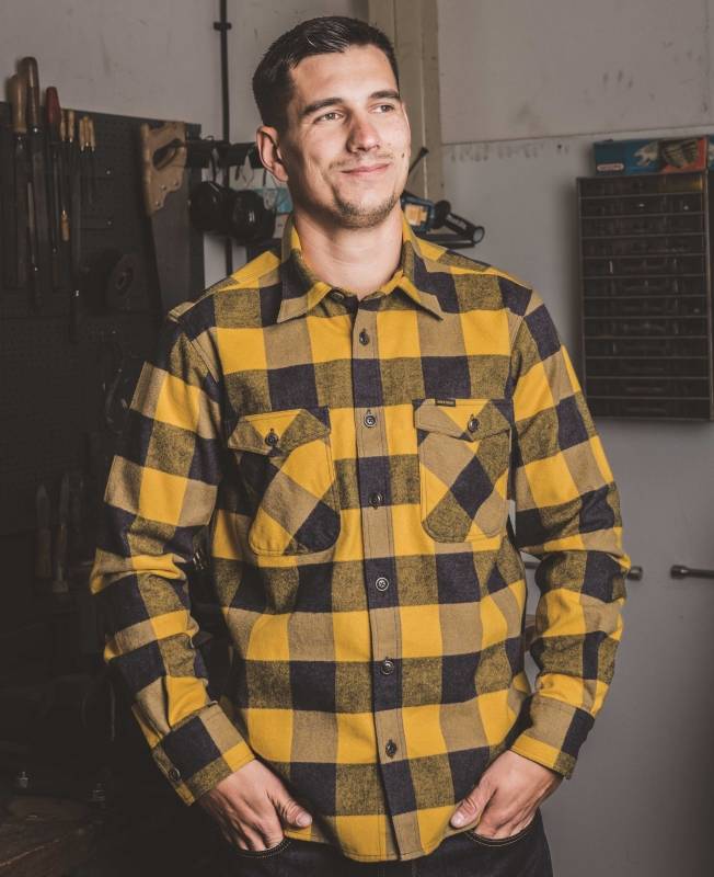 Pike Brothers 1943 CPO Shirt Buffalo yellow flannel Sonderangebot