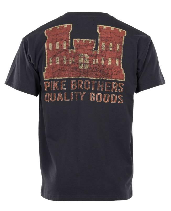 Pike Brothers 1969 Sports Tee Red Castle Logo Print Muttertagsangebot